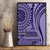 Samoa Siapo Arty Canvas Wall Art Purple Style LT9 - Polynesian Pride