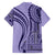 Samoa Siapo Arty Family Matching Short Sleeve Bodycon Dress and Hawaiian Shirt Purple Style LT9 - Polynesian Pride