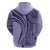 Samoa Siapo Arty Hoodie Purple Style LT9 - Polynesian Pride