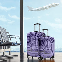 Samoa Siapo Arty Luggage Cover Purple Style LT9 - Polynesian Pride