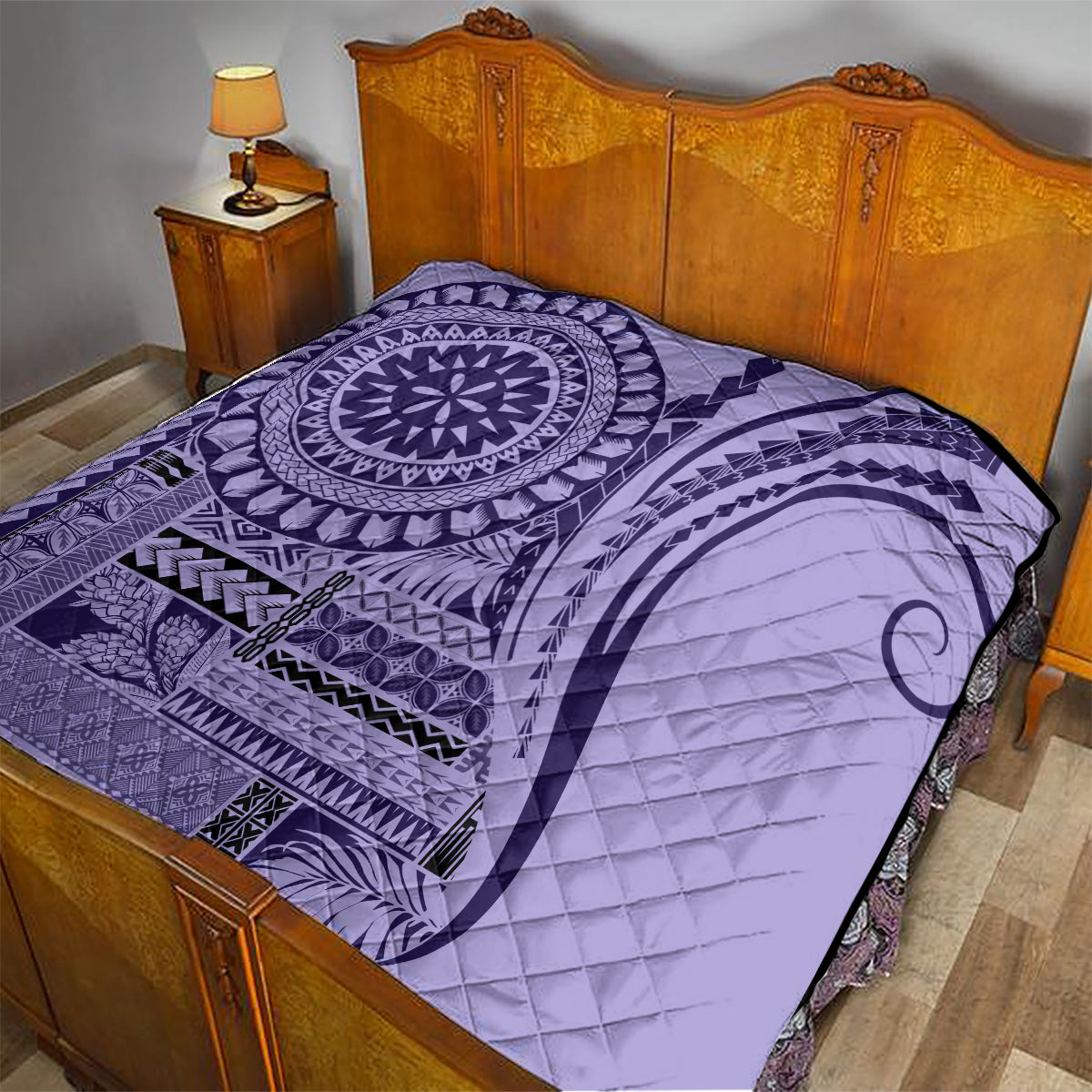 Samoa Siapo Arty Quilt Purple Style LT9 - Polynesian Pride