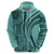 Samoa Siapo Arty Hoodie Turquoise Style LT9 - Polynesian Pride