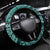 Samoa Siapo Arty Steering Wheel Cover Turquoise Style