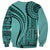 Samoa Siapo Arty Sweatshirt Turquoise Style LT9 - Polynesian Pride