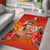 Personalised Wishes in Tahitian Christmas Area Rug French Polynesia Santa Beach LT9 - Polynesian Pride