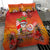 Personalised Wishes in Tahitian Christmas Bedding Set French Polynesia Santa Beach LT9 - Polynesian Pride