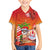 Personalised Wishes in Tahitian Christmas Kid Hawaiian Shirt French Polynesia Santa Beach LT9 Kid Red - Polynesian Pride