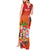 Personalised Wishes in Tahitian Christmas Tank Maxi Dress French Polynesia Santa Beach LT9 - Polynesian Pride