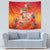 Personalised Wishes in Tahitian Christmas Tapestry French Polynesia Santa Beach LT9 - Polynesian Pride