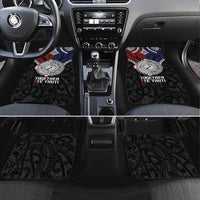 Aotearoa and Samoa Mo Te Tiriti Car Mats Tangata Moana Stand with Tangata Whenua LT9 Set 4pcs Blue - Polynesian Pride