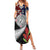 Aotearoa and Samoa Mo Te Tiriti Summer Maxi Dress Tangata Moana Stand with Tangata Whenua