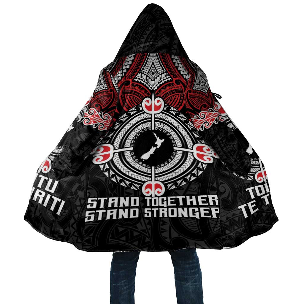Aotearoa Proud To Be Maori Cloak New Zealand Fight Together LT9 Unisex Black - Polynesian Pride