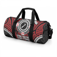 Aotearoa Proud To Be Maori Duffle Bag New Zealand Fight Together LT9 - Polynesian Pride