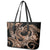 Polynesia Valentines Day Forever In My Heart Tattoo Leather Tote Bag Gold Style LT9 - Polynesian Pride