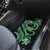 Polynesia Valentines Day Forever In My Heart Tattoo Car Mats Green Style LT9 - Polynesian Pride