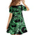 Polynesia Valentines Day Forever In My Heart Tattoo Family Matching Long Sleeve Bodycon Dress and Hawaiian Shirt Green Style LT9 - Polynesian Pride