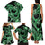 Polynesia Valentines Day Forever In My Heart Tattoo Family Matching Tank Maxi Dress and Hawaiian Shirt Green Style LT9 - Polynesian Pride