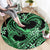 Polynesia Valentines Day Forever In My Heart Tattoo Round Carpet Green Style LT9 - Polynesian Pride