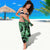 Polynesia Valentines Day Forever In My Heart Tattoo Sarong Green Style LT9 - Polynesian Pride