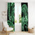 Polynesia Valentines Day Forever In My Heart Tattoo Window Curtain Green Style LT9 - Polynesian Pride