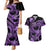 Polynesia Valentines Day Forever In My Heart Tattoo Couples Matching Mermaid Dress and Hawaiian Shirt Purple Style LT9 Purple - Polynesian Pride