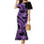 Polynesia Valentines Day Forever In My Heart Tattoo Family Matching Mermaid Dress and Hawaiian Shirt Purple Style LT9 Mom's Dress Purple - Polynesian Pride