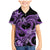 Polynesia Valentines Day Forever In My Heart Tattoo Family Matching Mermaid Dress and Hawaiian Shirt Purple Style LT9 Son's Shirt Purple - Polynesian Pride