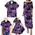 Polynesia Valentines Day Forever In My Heart Tattoo Family Matching Puletasi and Hawaiian Shirt Purple Style LT9 - Polynesian Pride