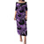 Polynesia Valentines Day Forever In My Heart Tattoo Family Matching Puletasi and Hawaiian Shirt Purple Style LT9 Mom's Dress Purple - Polynesian Pride