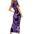 Polynesia Valentines Day Forever In My Heart Tattoo Family Matching Short Sleeve Bodycon Dress and Hawaiian Shirt Purple Style LT9 - Polynesian Pride