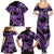 Polynesia Valentines Day Forever In My Heart Tattoo Family Matching Summer Maxi Dress and Hawaiian Shirt Purple Style LT9 - Polynesian Pride