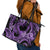 Polynesia Valentines Day Forever In My Heart Tattoo Leather Tote Bag Purple Style LT9 - Polynesian Pride