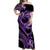 Polynesia Valentines Day Forever In My Heart Tattoo Off Shoulder Maxi Dress Purple Style LT9 Women Purple - Polynesian Pride