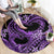 Polynesia Valentines Day Forever In My Heart Tattoo Round Carpet Purple Style LT9 - Polynesian Pride