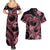 Polynesia Valentines Day Forever In My Heart Tattoo Couples Matching Summer Maxi Dress and Hawaiian Shirt Pink Style LT9 - Polynesian Pride