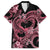 Polynesia Valentines Day Forever In My Heart Tattoo Family Matching Long Sleeve Bodycon Dress and Hawaiian Shirt Pink Style LT9 Dad's Shirt - Short Sleeve Pink - Polynesian Pride