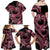 Polynesia Valentines Day Forever In My Heart Tattoo Family Matching Off Shoulder Maxi Dress and Hawaiian Shirt Pink Style LT9 - Polynesian Pride