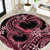 Polynesia Valentines Day Forever In My Heart Tattoo Round Carpet Pink Style LT9 Pink - Polynesian Pride