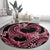 Polynesia Valentines Day Forever In My Heart Tattoo Round Carpet Pink Style LT9 - Polynesian Pride