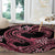 Polynesia Valentines Day Forever In My Heart Tattoo Round Carpet Pink Style LT9 - Polynesian Pride