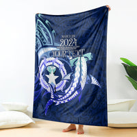 Personalised Northern Mariana Islands Blanket Commonwealth Day 2024 LT9 - Polynesian Pride
