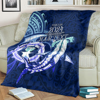 Personalised Northern Mariana Islands Blanket Commonwealth Day 2024 LT9 - Polynesian Pride