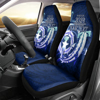 Personalised Northern Mariana Islands Car Seat Cover Commonwealth Day 2024 LT9 - Polynesian Pride
