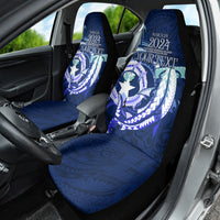 Personalised Northern Mariana Islands Car Seat Cover Commonwealth Day 2024 LT9 - Polynesian Pride