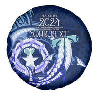 Personalised Northern Mariana Islands Spare Tire Cover Commonwealth Day 2024 LT9 - Polynesian Pride