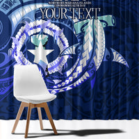 Personalised Northern Mariana Islands Window Curtain Commonwealth Day 2024 LT9 - Polynesian Pride