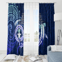 Personalised Northern Mariana Islands Window Curtain Commonwealth Day 2024 LT9 - Polynesian Pride