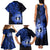 Northern Mariana Islands Ylang-ylang Mwarmwar Family Matching Tank Maxi Dress and Hawaiian Shirt Polynesian Blue Style LT9 - Polynesian Pride