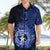 Northern Mariana Islands Ylang-ylang Mwarmwar Hawaiian Shirt Polynesian Blue Style LT9 - Polynesian Pride