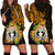 Northern Mariana Islands Ylang-ylang Mwarmwar Hoodie Dress Polynesian Gold Style LT9 - Polynesian Pride